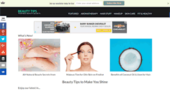 Desktop Screenshot of beauty-tips.net