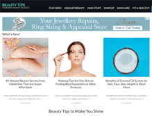 Tablet Screenshot of beauty-tips.net